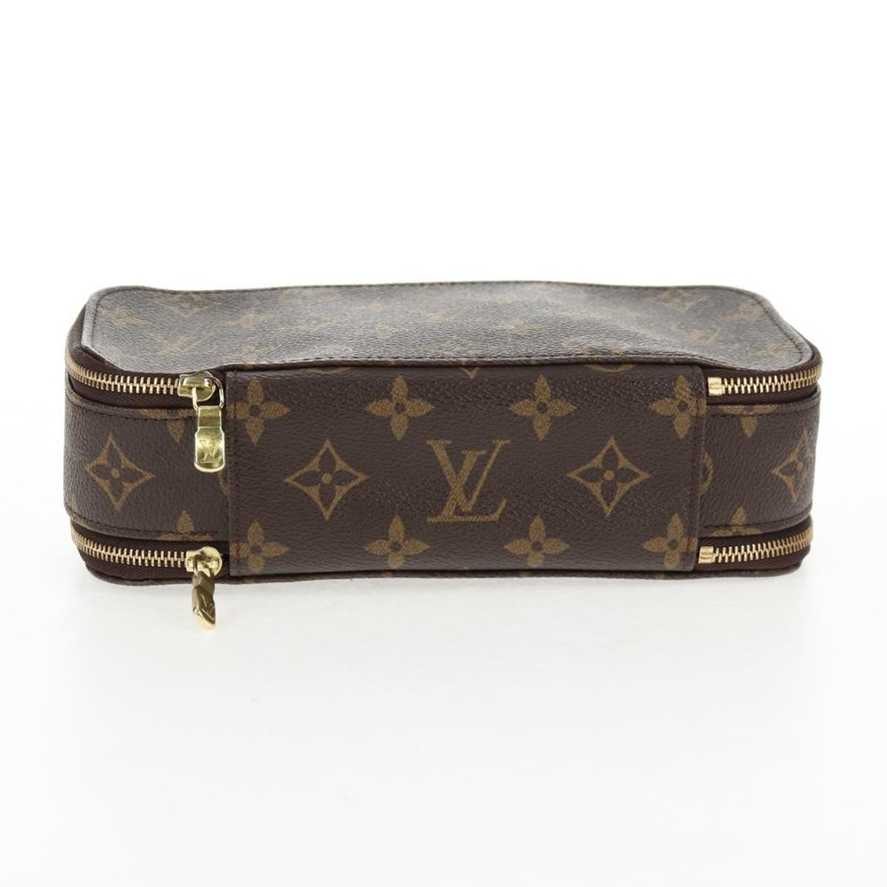 Louis Vuitton Monogram Trousse Brush LV Canvas Logo PM Travel Cosmetic Case Bag - Picture 11 of 15